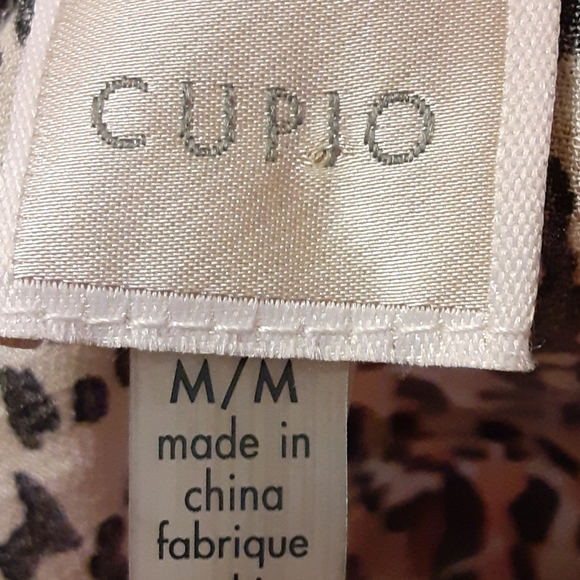 Cupio cheetah print button up collar 's - Picture 5 of 5